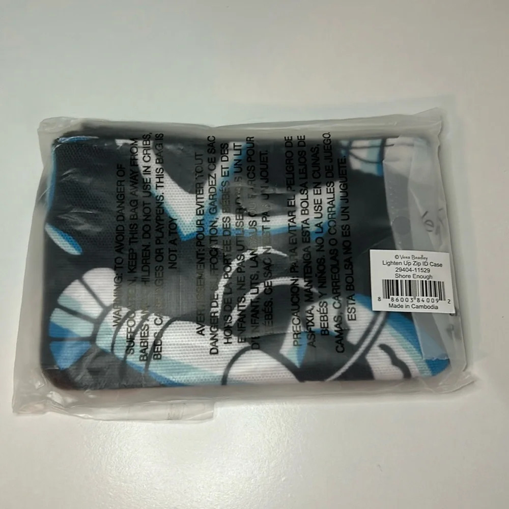 Vera Bradley Zip ID Case Shore Enough NWT - Picture 2 of 4